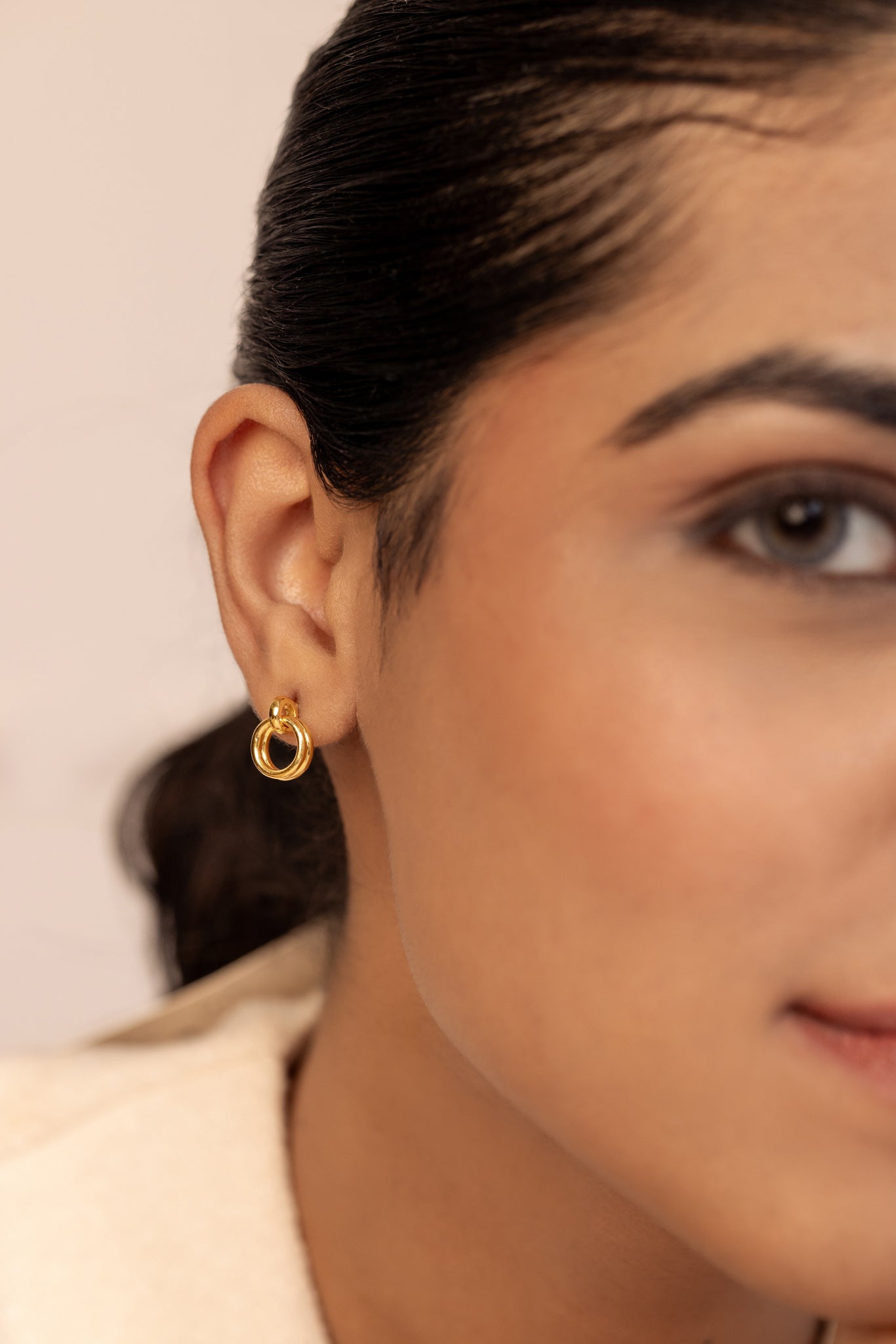 Hoop in a Hoop Studs - Octonov 