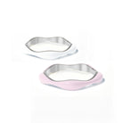 Sorbet Swirls Enamel Rings Duo - Octonov 