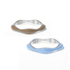 Sorbet Swirls Enamel Rings Duo - Octonov 