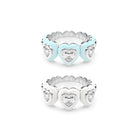 Heart Enamel Bauble Pop Ring Duoo - Octonov 