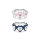 Heart Enamel Bauble Pop Ring Duoo - Octonov 