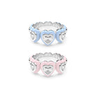 Heart Enamel Bauble Pop Ring Duoo - Octonov 