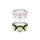 Heart Enamel Bauble Pop Ring Duoo - Octonov 
