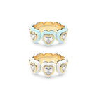 Heart Enamel Bauble Pop Ring Duoo - Octonov 