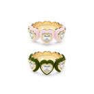 Heart Enamel Bauble Pop Ring Duoo - Octonov 