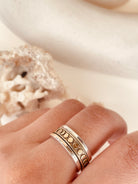 Moon Phase Fidget Spinner Ring - Octonov 