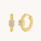 Square Diamond Huggies - Octonov 