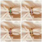 December Birthstone Eternity Spinner Ring - Octonov 