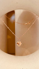 Vintage Heart Satellite Necklace with Satellite Chain - Octonov 