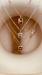 Dainty North Star Necklace with Satellite Chain - Octonov 