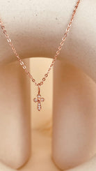 Dainty Token of Faith Necklace with Sitara Chain - Octonov 