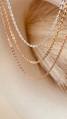 Gold Dainty Shine Sitara Chain Necklace - Octonov 