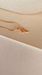 Minimal Token of Faith Necklace with Snake Chain - Octonov 