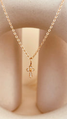 Dainty Token of Faith Necklace with Sitara Chain - Octonov 