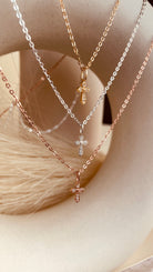 Dainty Token of Faith Necklace with Sitara Chain - Octonov 