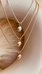 Dainty Steller Sun Charm Necklace with Beaded Chain - Octonov 