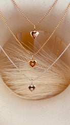Vintage Love Studded Necklace with Beaded chain - Octonov 