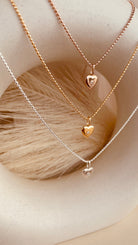 Vintage Love Studded Necklace with Beaded chain - Octonov 