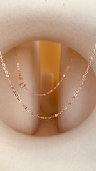 Gold Dainty Shine Sitara Chain Necklace - Octonov 