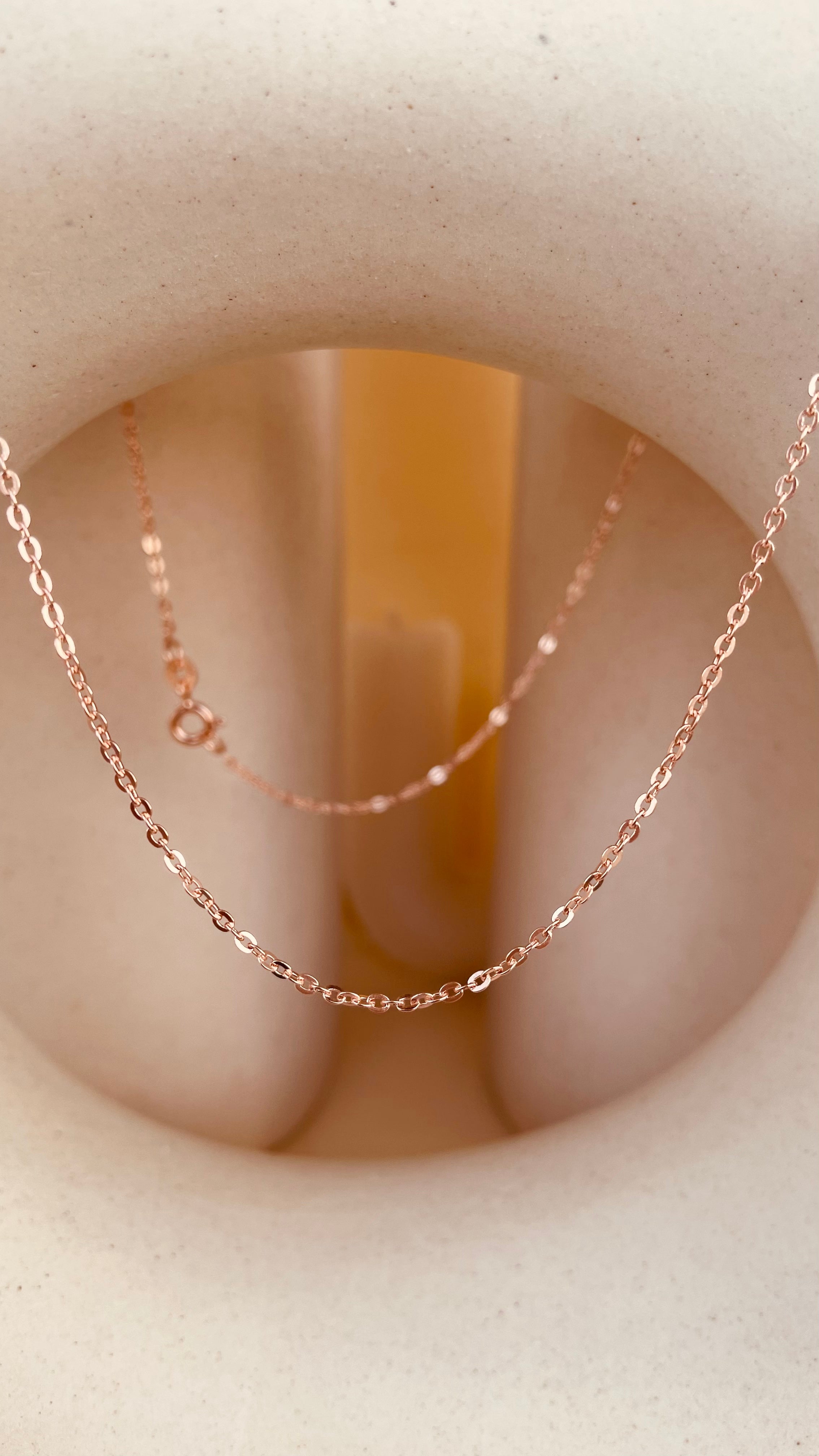 Gold Dainty Shine Sitara Chain Necklace - Octonov 