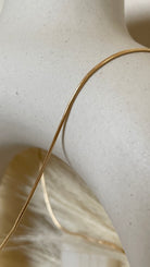 Vintage Heart Studded Minimal Necklace with Snake Chain - Octonov 