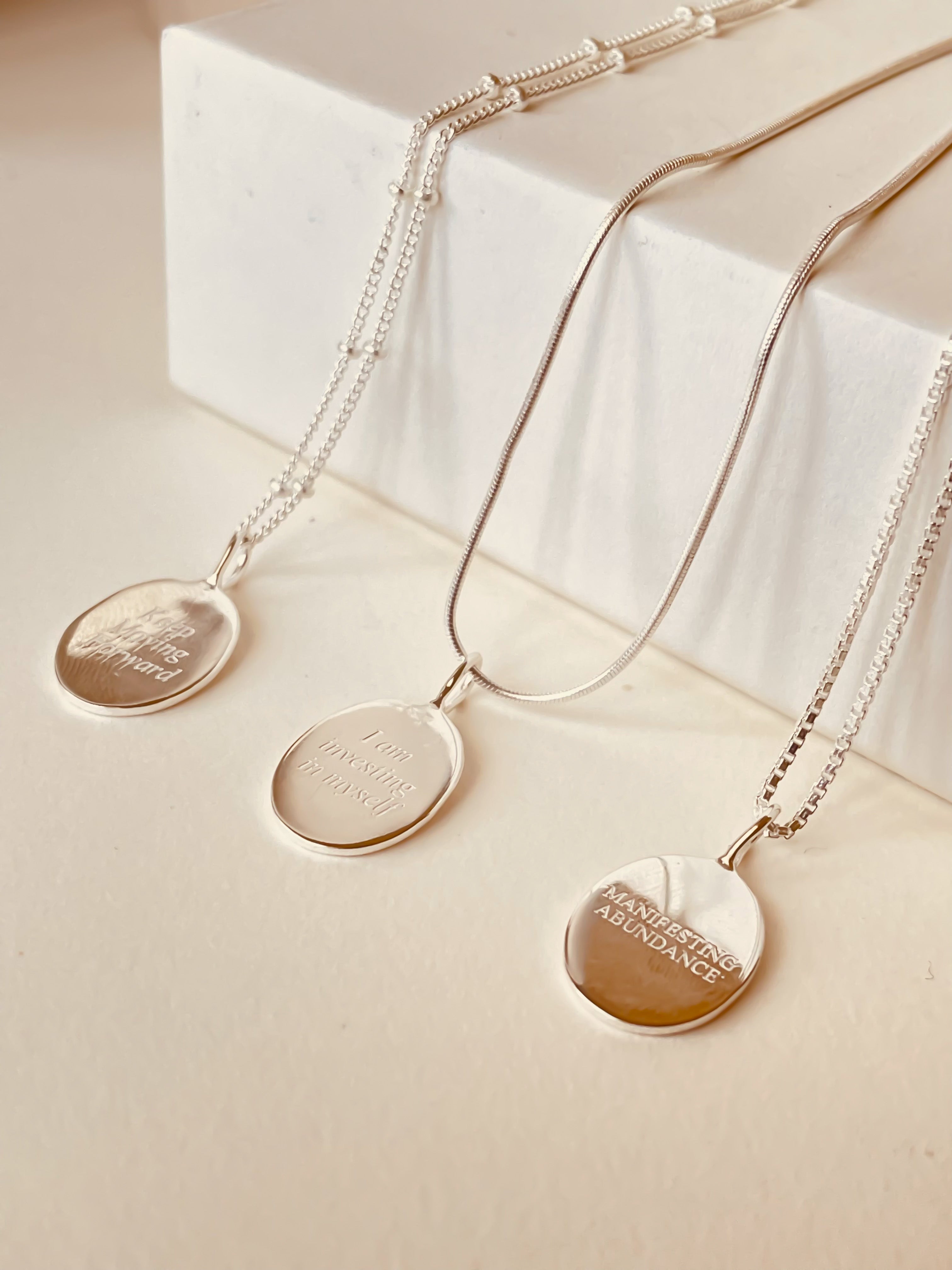 Personalised Positive Affirmation necklace - Octonov 