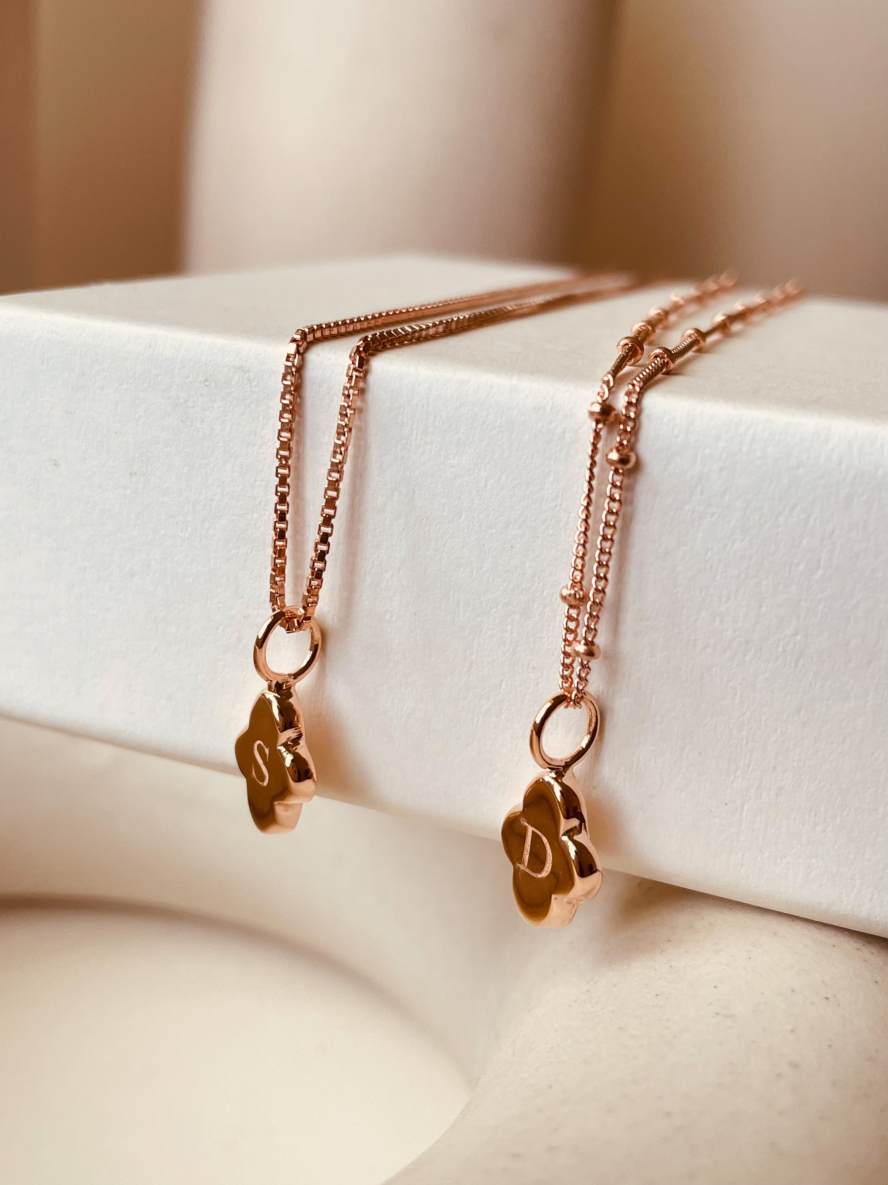 Personalised Dainty Initial Necklace - Octonov 