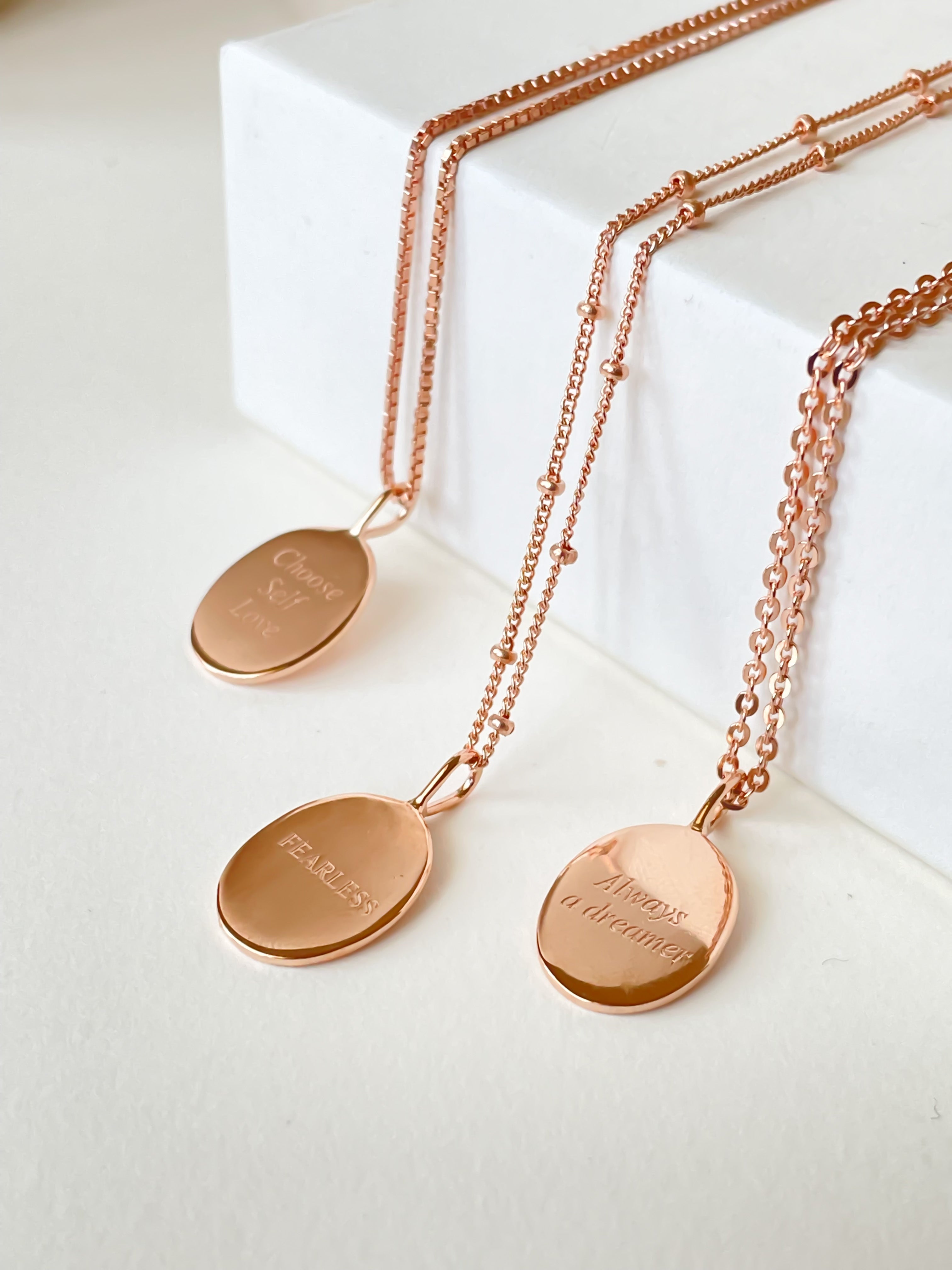 Personalised Positive Affirmation necklace - Octonov 