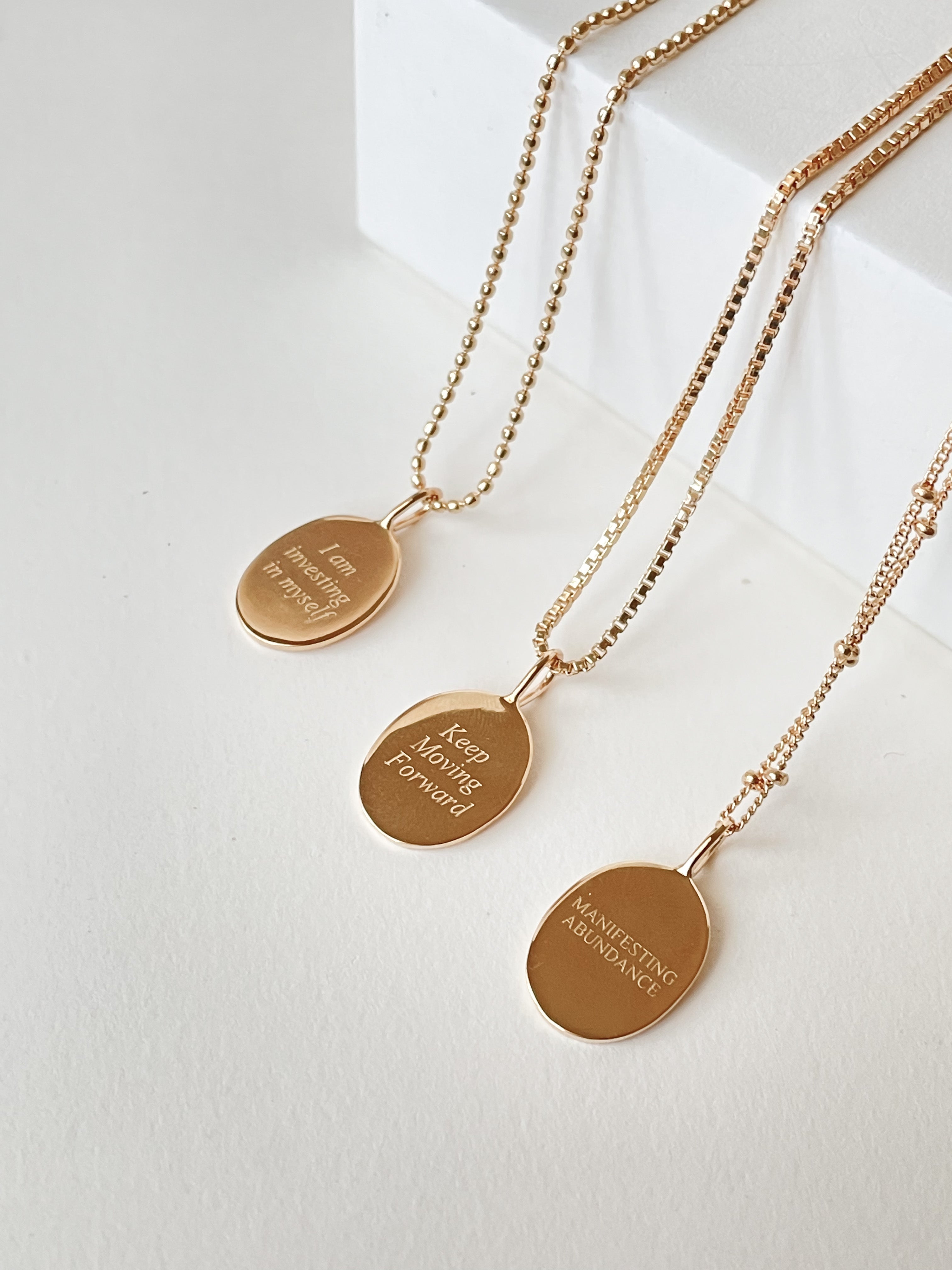 Personalised Positive Affirmation necklace - Octonov 