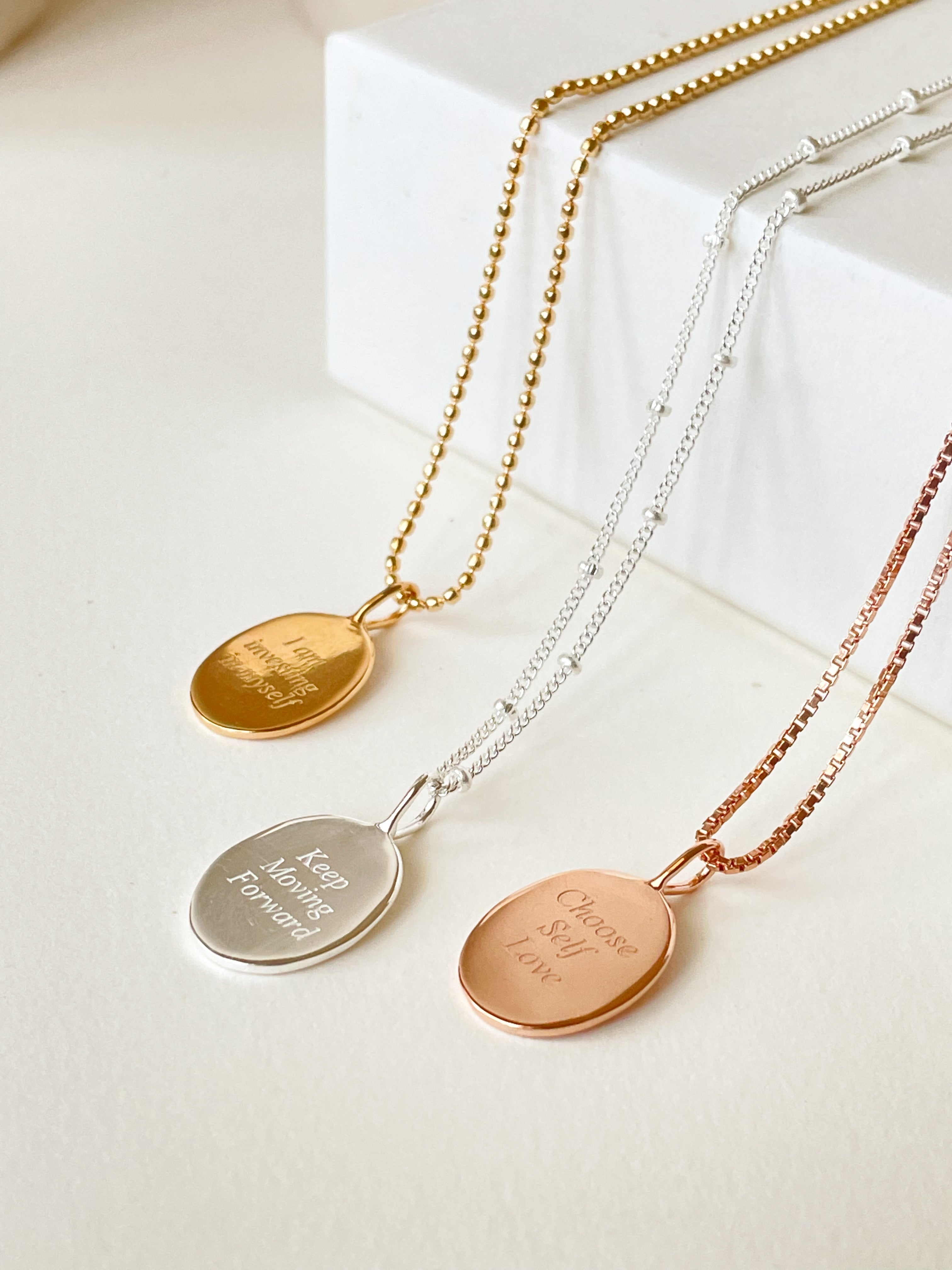 Personalised Positive Affirmation necklace - Octonov 