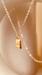 Dainty North Star Necklace with Sitara Chain - Octonov 