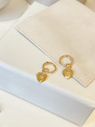 Vintage Studded Heart Huggies - Octonov 